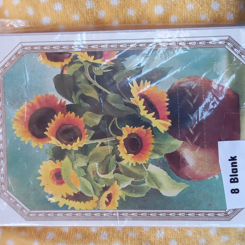 Flower Greeting Cards Set